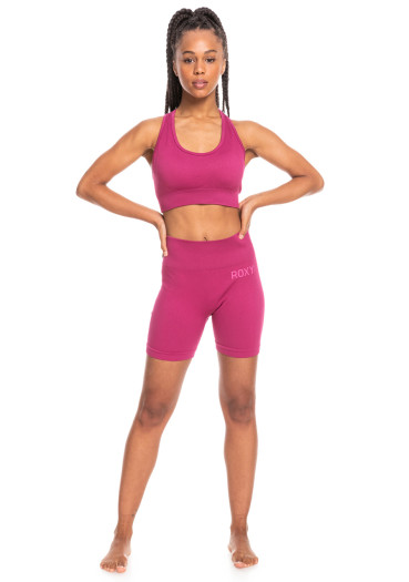 detail Sports Bra Roxy ERJKT03934-MQB0 TIME TO PTD BRA J TOPS MQB0