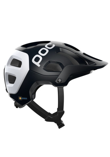 detail Cycling helmet POC Tectal Race MIPS Uranium Black/Hydrogen White Matt