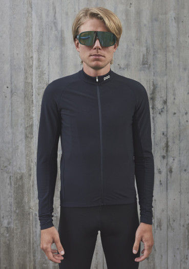 detail Cycling jersey POC Radiant Jersey Navy Black