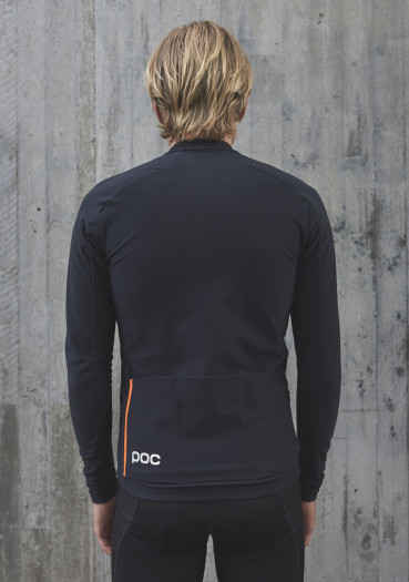 detail Cycling jersey POC Radiant Jersey Navy Black