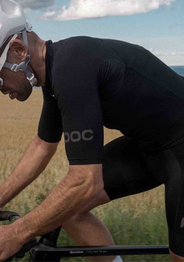 detail Cycling jersey POC Aero-Lite Road Jersey Uranium Black