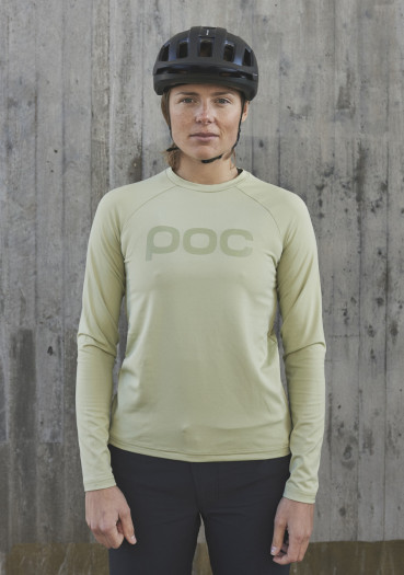 detail Women's cycling jersey POC W's Reform Enduro Jersey Prehnite Green