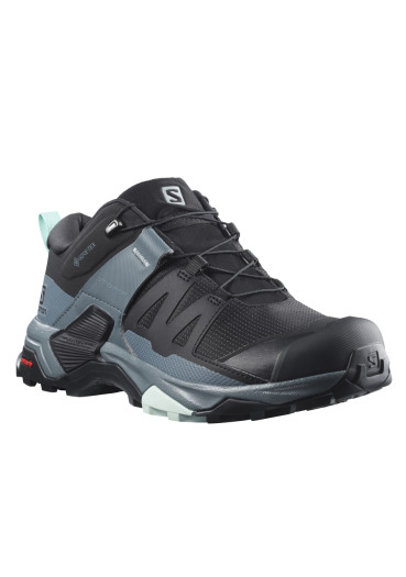 detail Salomon X ULTRA 4 GTX W – Black / Stowea / Opal Blue