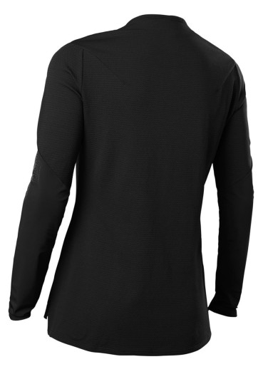 detail Women's cycling jersey Fox W Flexair Pro LS Jersey Black