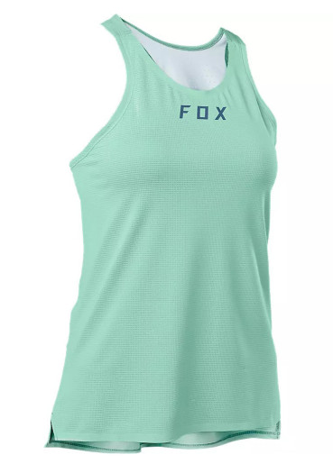 detail Women's cycling tank top Fox W Flexair Tank Jade
