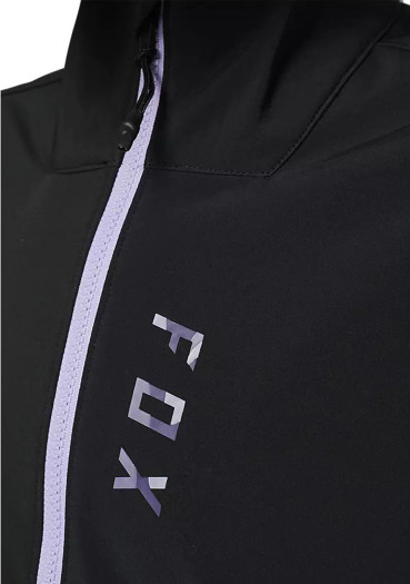 detail FOX W Ranger Fire Jacket Black/Purple Women's Cycling Jacket