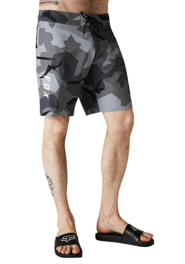 detail Men's Swim Shorts Fox Overhead Camo Stretch 18