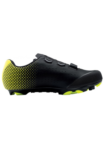 detail Cycling shoes NORTHWAVE ORIGIN PLUS 2 BLACK/YELLOW FLUO