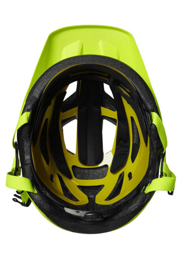 detail Children's cycling helmet Fox Yth Mainframe Helmet, CE Fluo Yellow