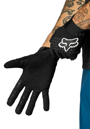 detail Men's Cycling Gloves Fox Defend Glove Black