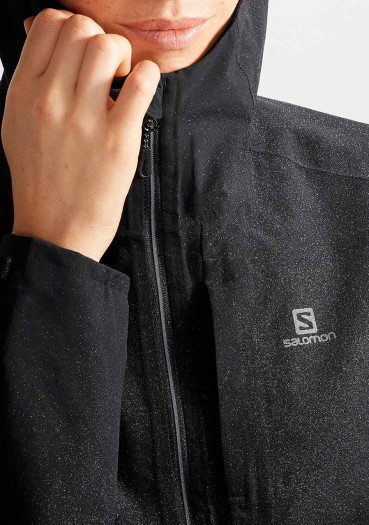 detail Salomon Outrack Wp Jkt W Black