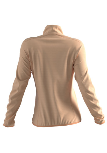 detail Salomon Outrack Full Zip Mid W Apricot Ice
