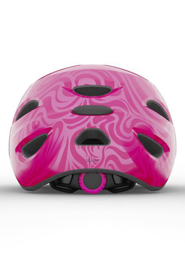 detail CHILDREN'S HELMET GIRO SCAMP BRIGHT PINK / PEARL