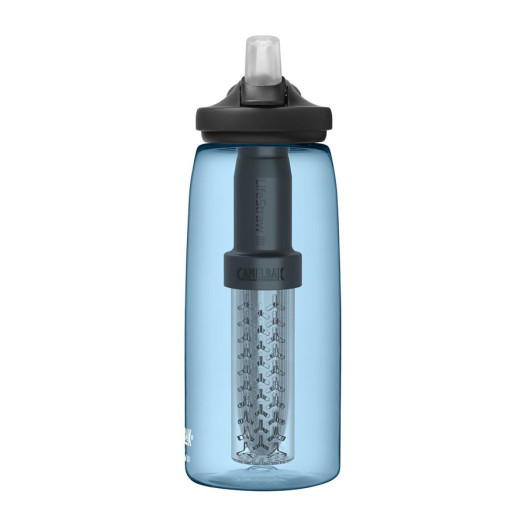 detail Filtered Bottle CamelBak Eddy+ 1l LifeStraw True Blue