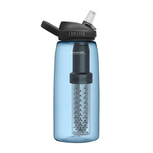 detail Filtered Bottle CamelBak Eddy+ 1l LifeStraw True Blue