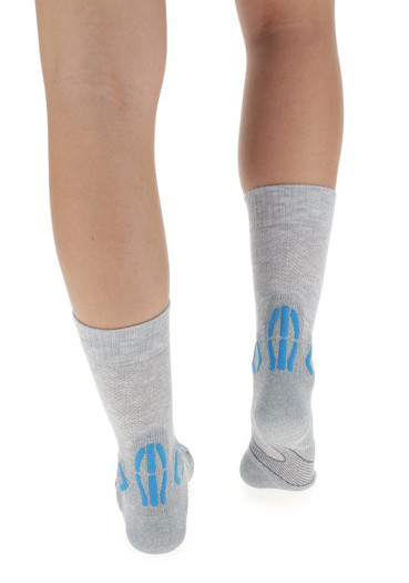 detail UYN LADY TREKKING SUPERLEGGERA SOCKS Light Grey/Turquoise