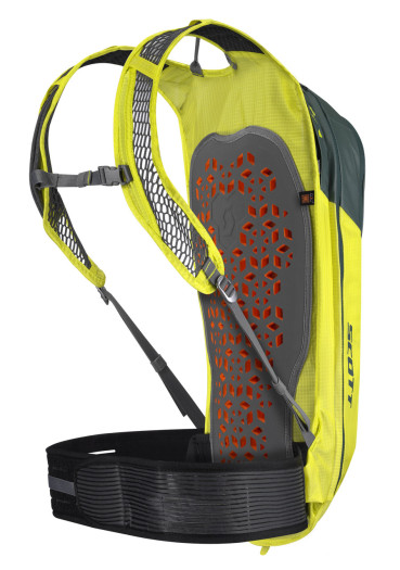detail Scott Trail Protect FR 10 Sulphur Yellow/Smoked Green Cycling Backpack