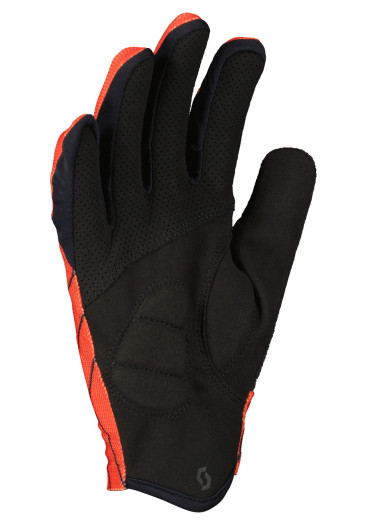 detail Men's cycling gloves Scott RC Team LF Fiery Red/Dark Grey