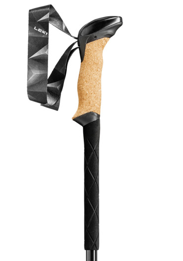 detail Trekingové  hole Leki Black Series Carbon, black-black gray-dark anthracite, 100-135 cm