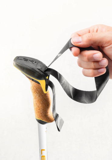 detail Trekingové hole Leki Cressida, mango-white-silver, 90-125 cm