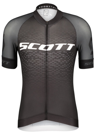 detail Men’s cycling jersey Scott Shirt M's RC Pro SS – Black / White