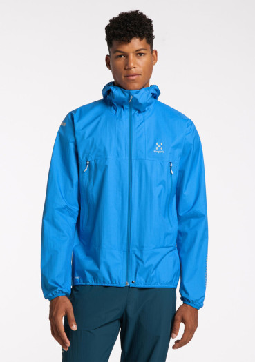 detail Men's jacket Haglöfs 605234-4Q6 L.I.M Proof blue