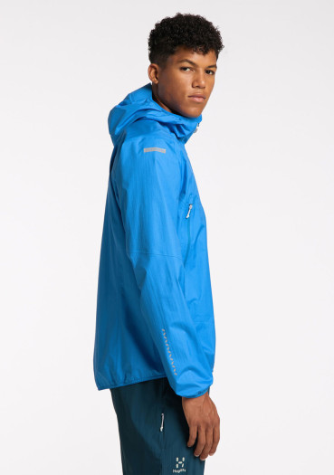 detail Men's jacket Haglöfs 605234-4Q6 L.I.M Proof blue