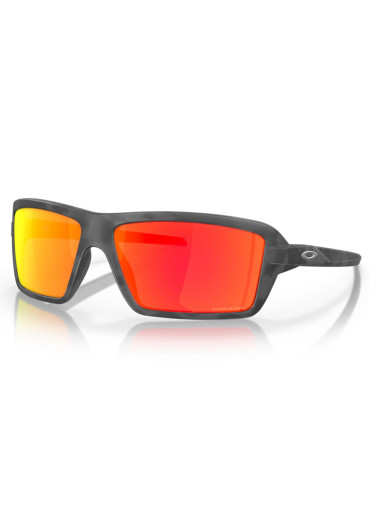 detail Oakley 9129-0463 Cables Black Camo w/ Prizm Ruby Sunglasses