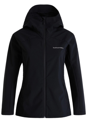 detail Women's Jacket Peak Performance W Explore Hood Jacket Black
