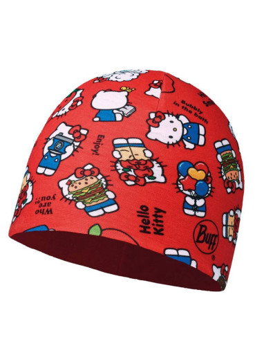 detail Kids Hat Buff Micro Polar Hello Kitty Jr Foodie Red 