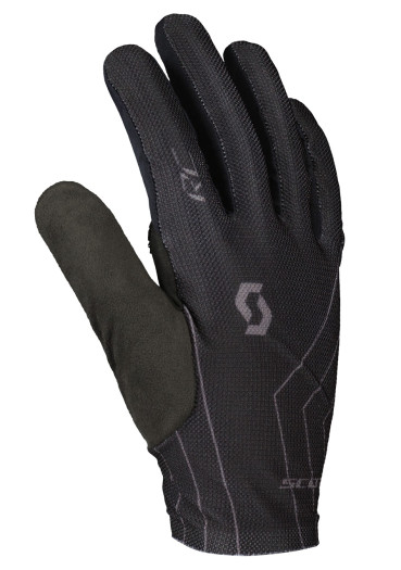 detail Men's Cycling Gloves Scott RC Team LF Black/Dark Grey
