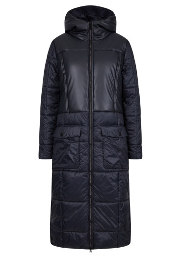 detail Women's Coat Sportalm Uxbridge Dark Navy 