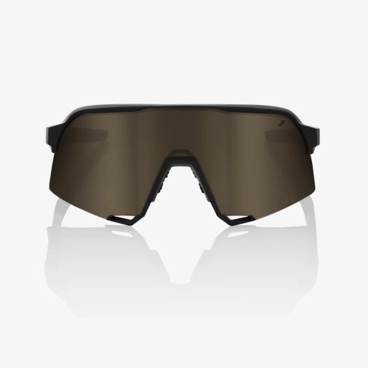 detail 100% S3 - Soft Tact Black - Soft Gold Mirror Lens