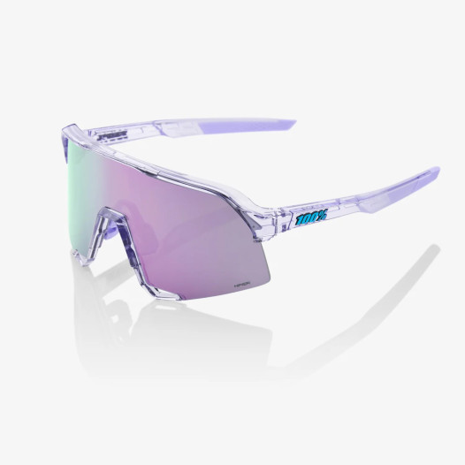 detail Cycling glasses 100% S3 Polished Translucent Lavender, HiPER Lavender Mirror Lens