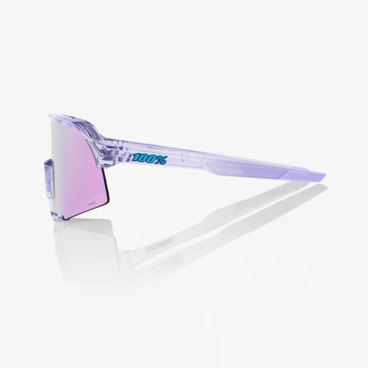 detail Cycling glasses 100% S3 Polished Translucent Lavender, HiPER Lavender Mirror Lens