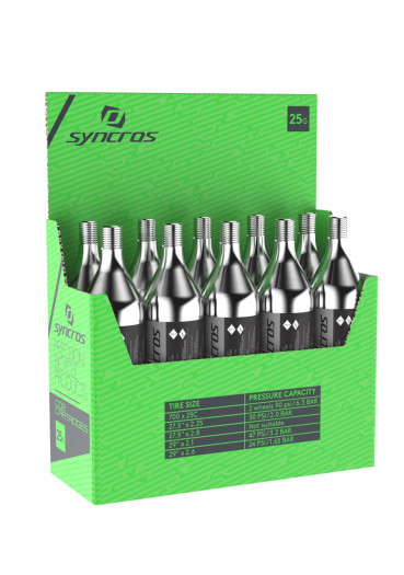 detail Scott SYN CO2 Cartridge 25 g Threaded – Silver (1 pc)