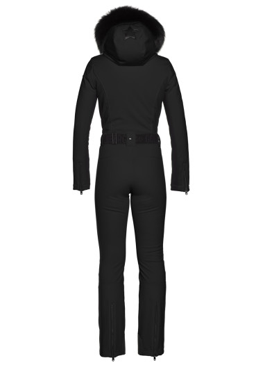 detail Women's overall Goldbergh Parry Real Fur Black