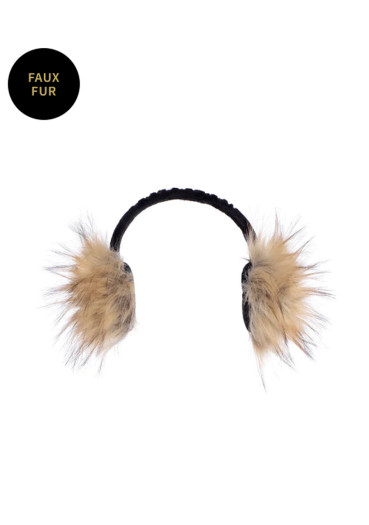 detail Women's Goldbergh Fluffy Earwarmers Latte