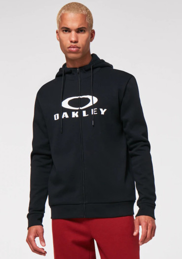detail Men's Oakley Bark FZ Hoodie 2.0 Black/White 022 – English Product Description
