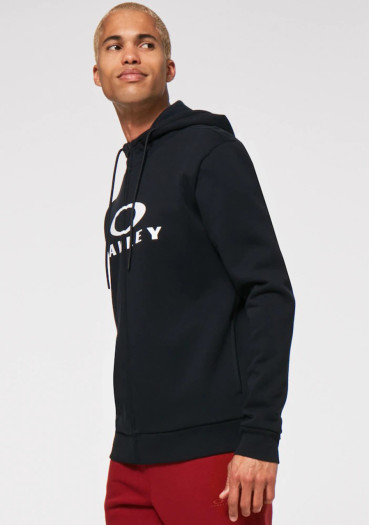 detail Men's Oakley Bark FZ Hoodie 2.0 Black/White 022 – English Product Description