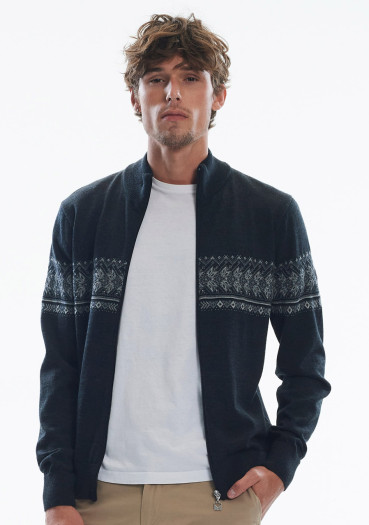 detail Dale Of Norway Hovden Masc Jacket E Darkcharcoal Lightcharcoal