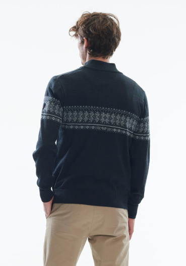 detail Dale Of Norway Hovden Masc Jacket E Darkcharcoal Lightcharcoal