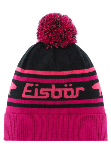 detail Eisbär Chani OS Pompon MÜ 442 Beanie – Elegant Warmth with a Playful Pompom