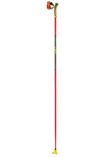 detail Leki HRC marathon, bright red-neonyellow-black