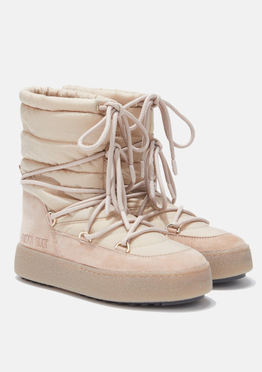 detail Women's Moon boot Ltrack Suede Nylon 001 Cipria