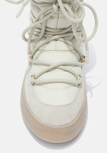 detail Dámské boty Moon boot Ltrack Suede Nylon 002 Sand