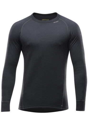 detail Pánské triko Devold Duo Active Merino 210 Shirt Man Black
