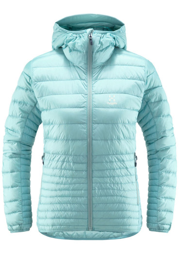 detail Haglöfs 605048-4Q3 Micro Nordic down hood W světle modrá