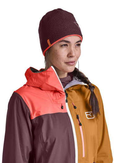 detail Ortovox 3l Ortler Jacket W Petrol Blue