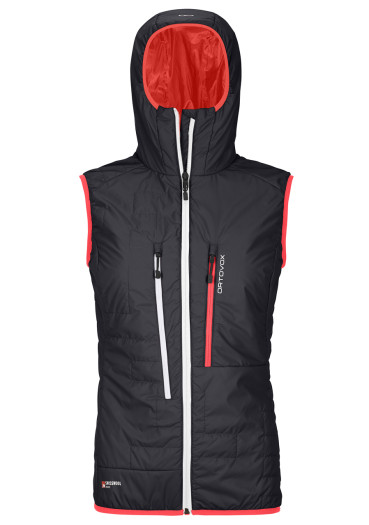 detail Ortovox Swisswool Piz Boe Vest W Black Raven